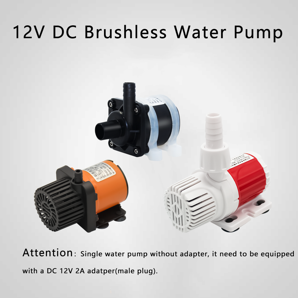Aquarium Fish House - 12V DC Brushless Small Submersible Pump