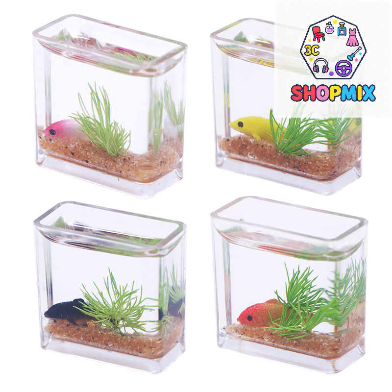 1Pc 1:12 Dollhouse Miniature F - Aquarium Fish House recensione e prezzo