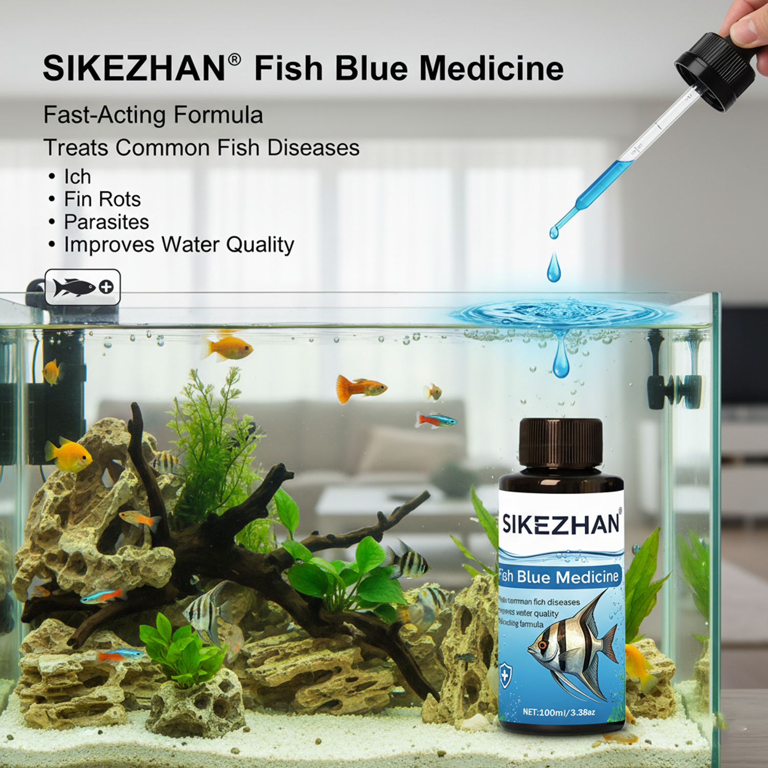 Large 500ml Methylene Blue Fis - Aquarium Xxl recensione e prezzo