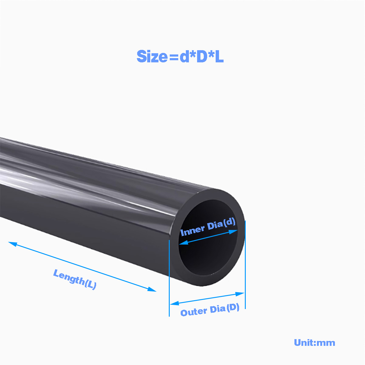Black PVC Plastic Pipe Hollow  - Aquarium Fish House recensione e prezzo