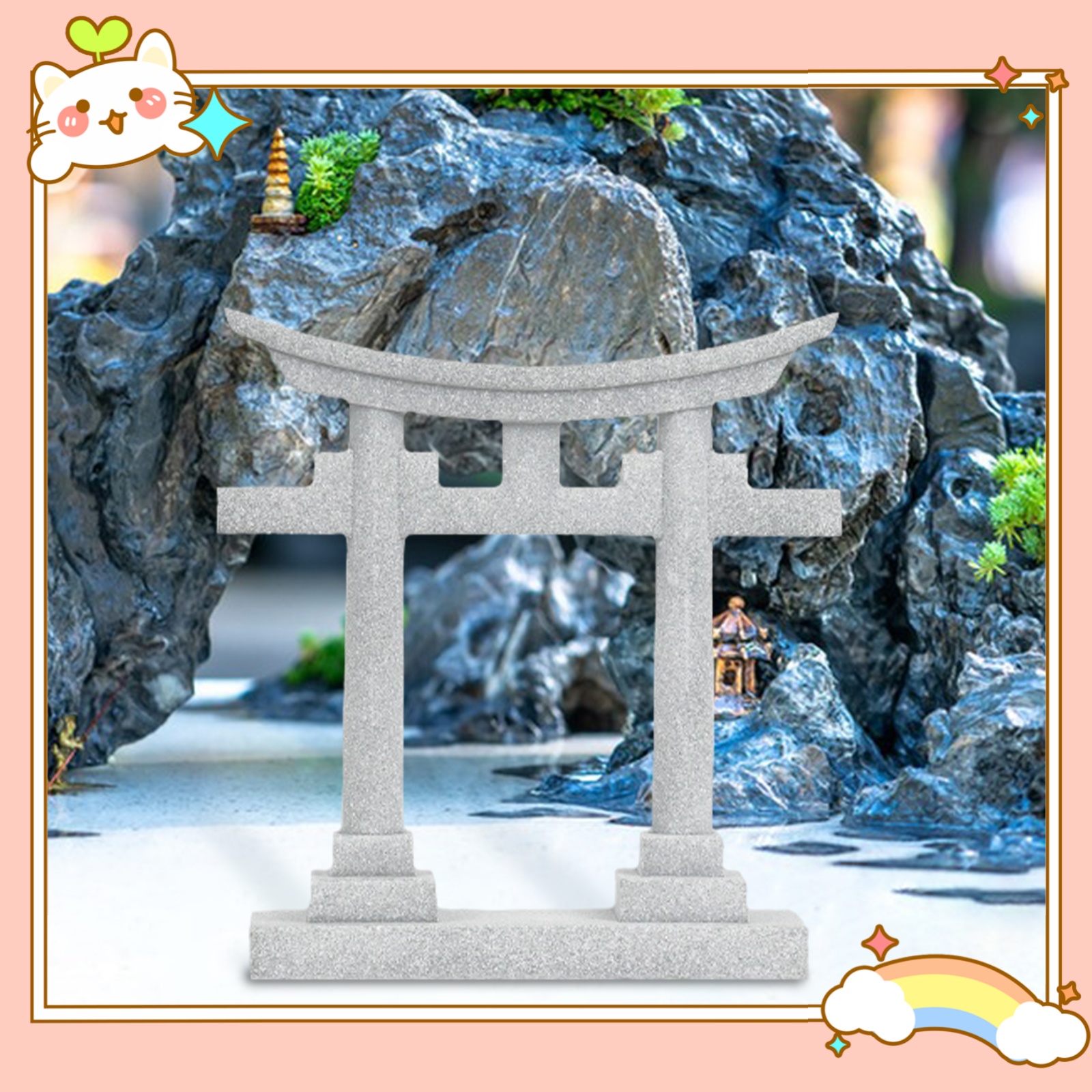 Japan Torii Gate Shrine Model  - Aquarium Fish Japan recensione e prezzo