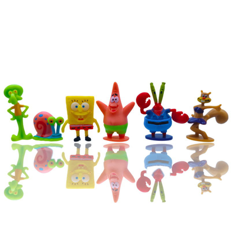 6pcs SpongeBob Fish Tank Decor - Aquarium Fish House recensione e prezzo