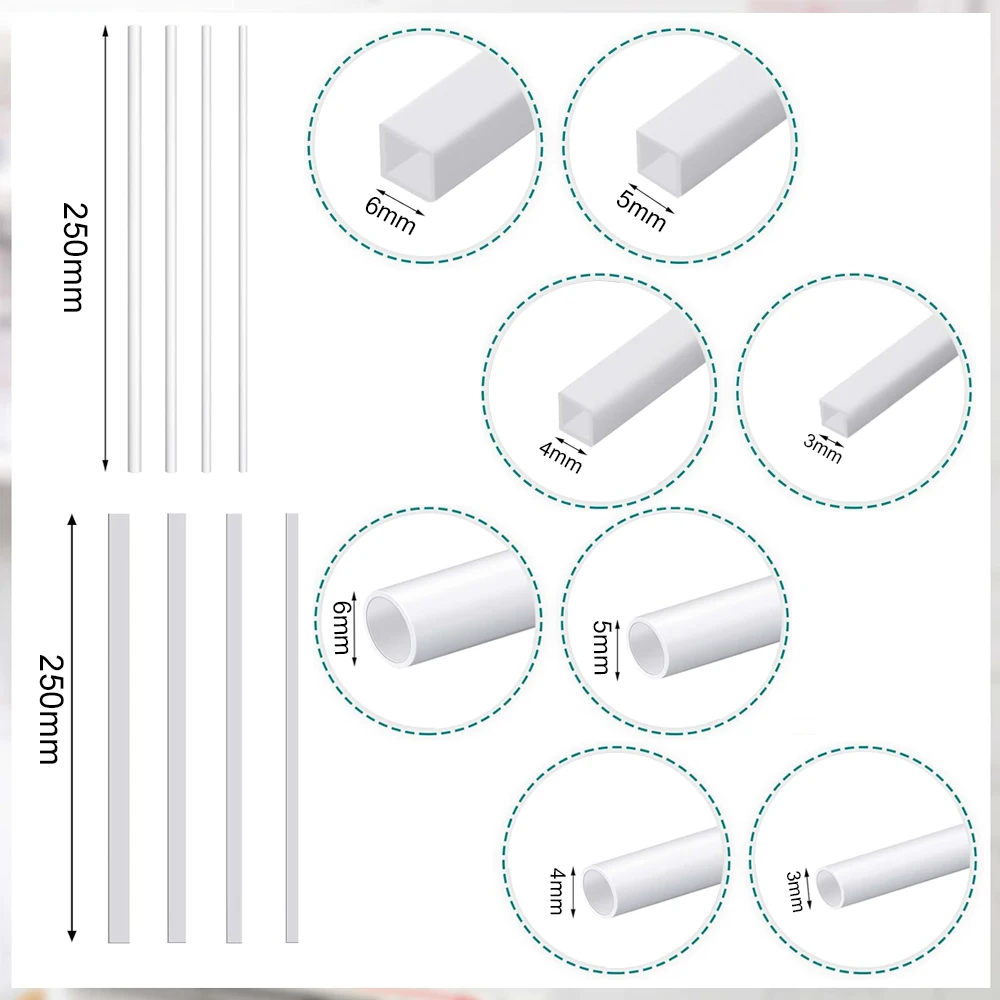 5pcs ABS plastic square tube h - Aquarium Fish House recensione e prezzo