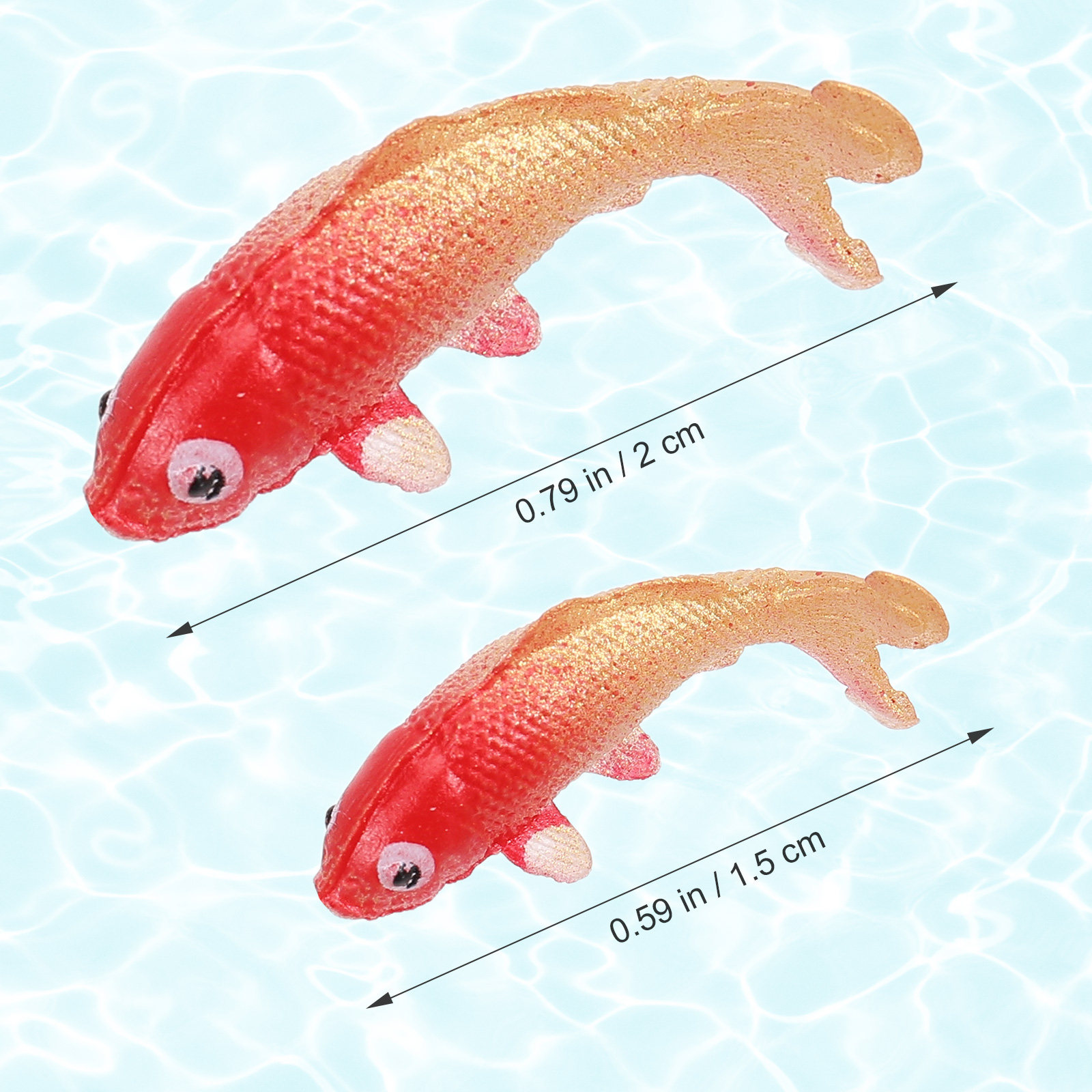 10Pcs Miniature Fancy Carp Col - Aquarium Fish House recensione e prezzo