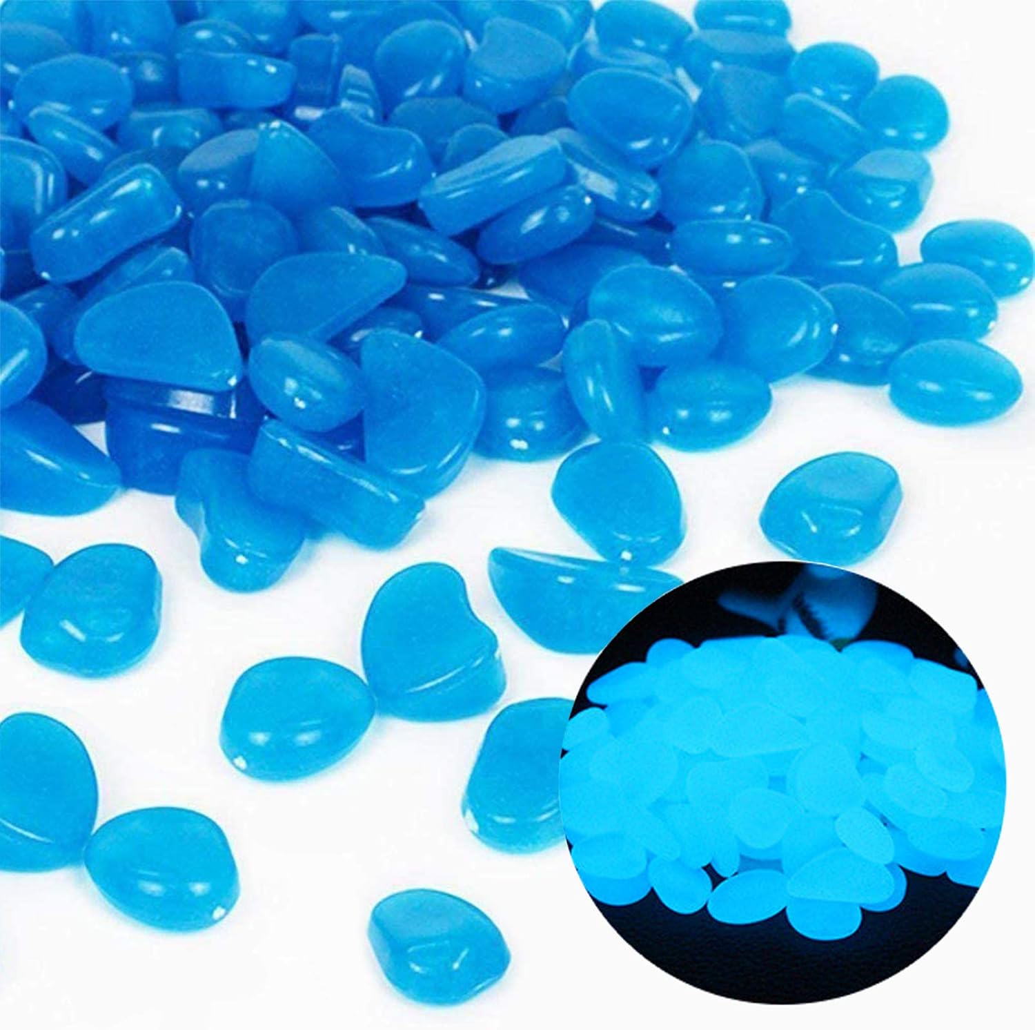 Fish Tank Rocks Glow Blue Pebb - Aquarium Fish House recensione e prezzo