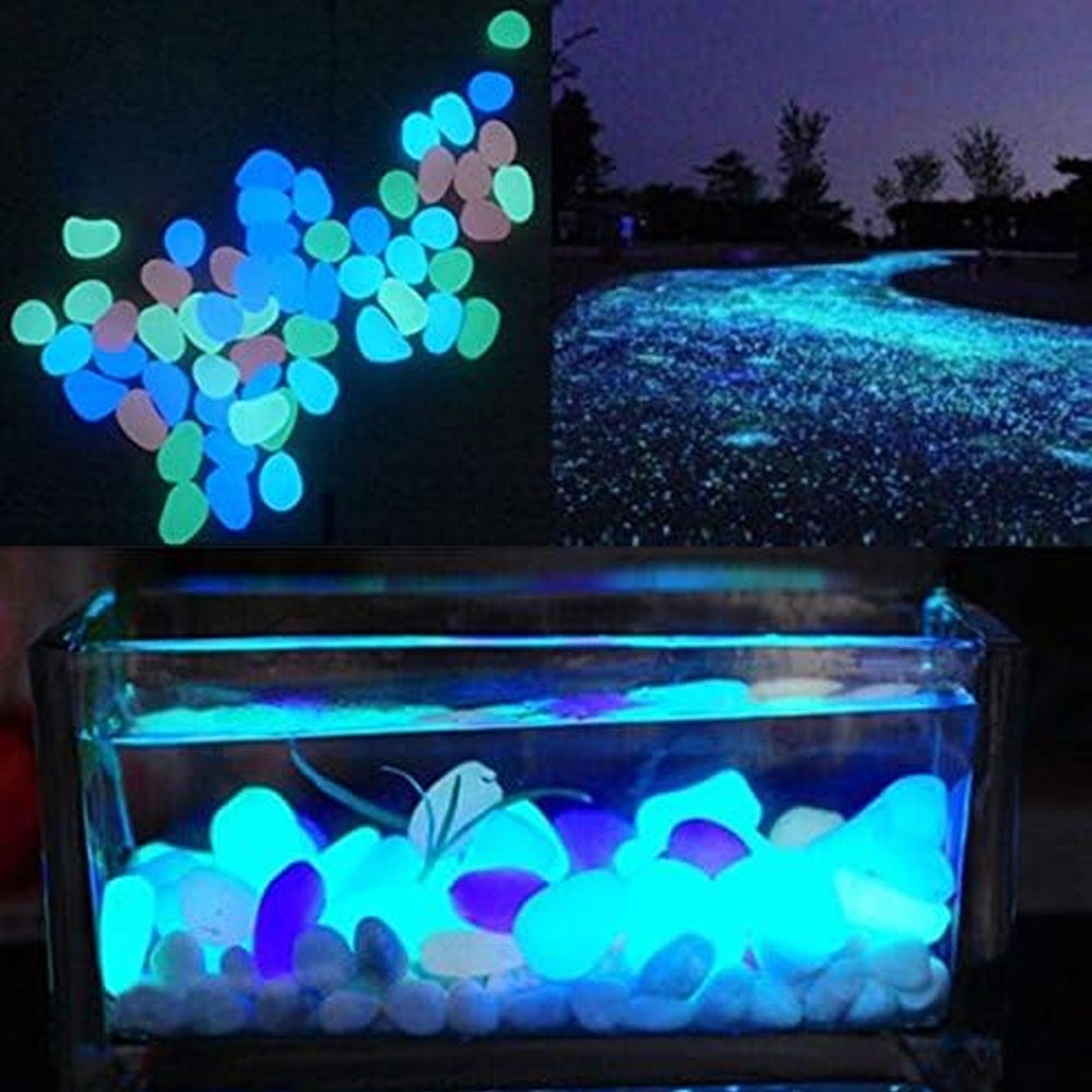 Fish Tank Rocks Glow Blue Pebb - Aquarium Fish House recensione e prezzo