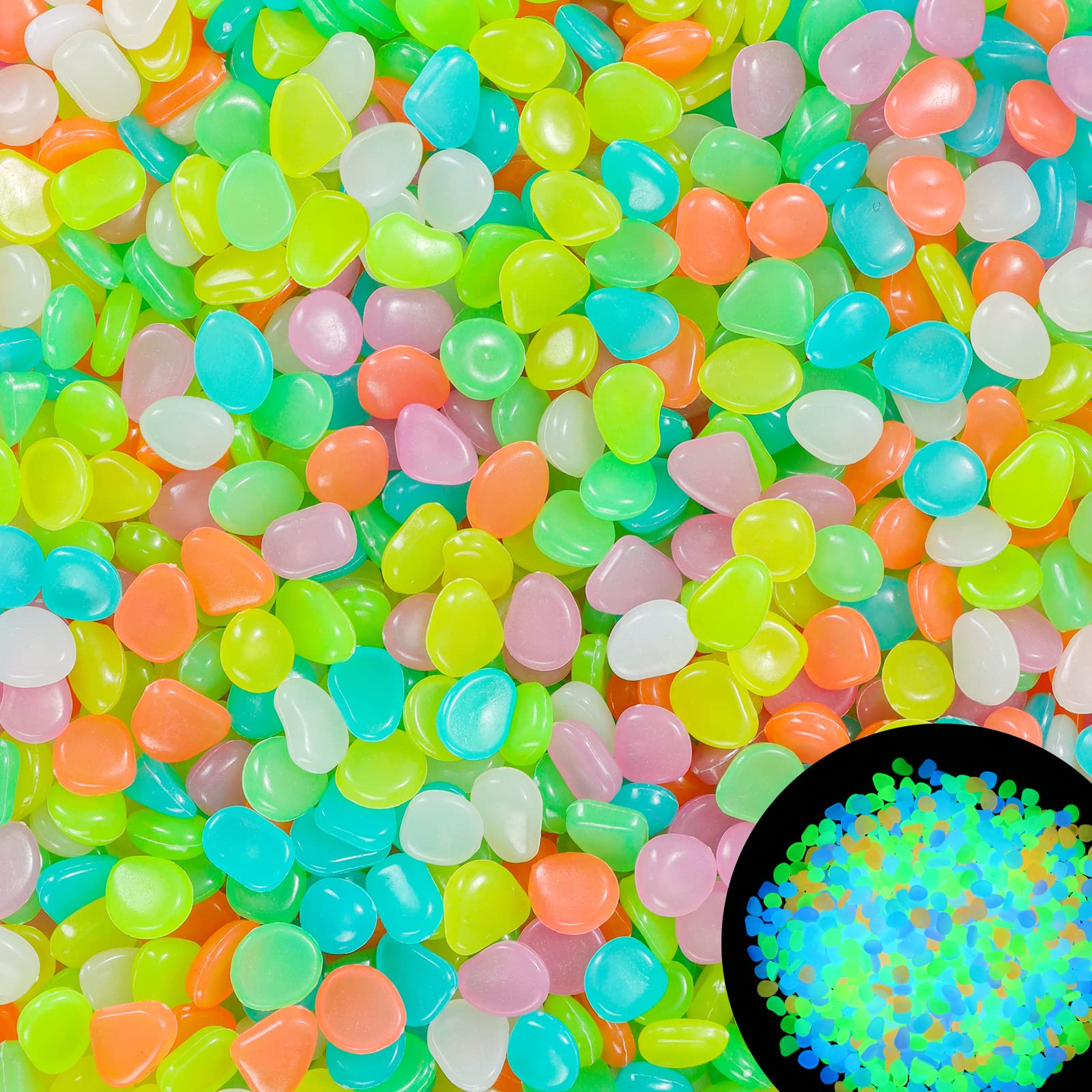 100Pcs Glow in the Dark Garden - Aquarium Fish House recensione e prezzo
