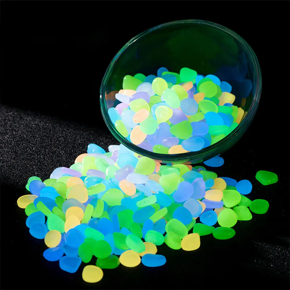 100Pcs Pebbles Glow In The Dar - Aquarium Fish House recensione e prezzo