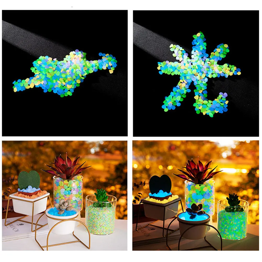 100Pcs Pebbles Glow In The Dar - Aquarium Fish House recensione e prezzo