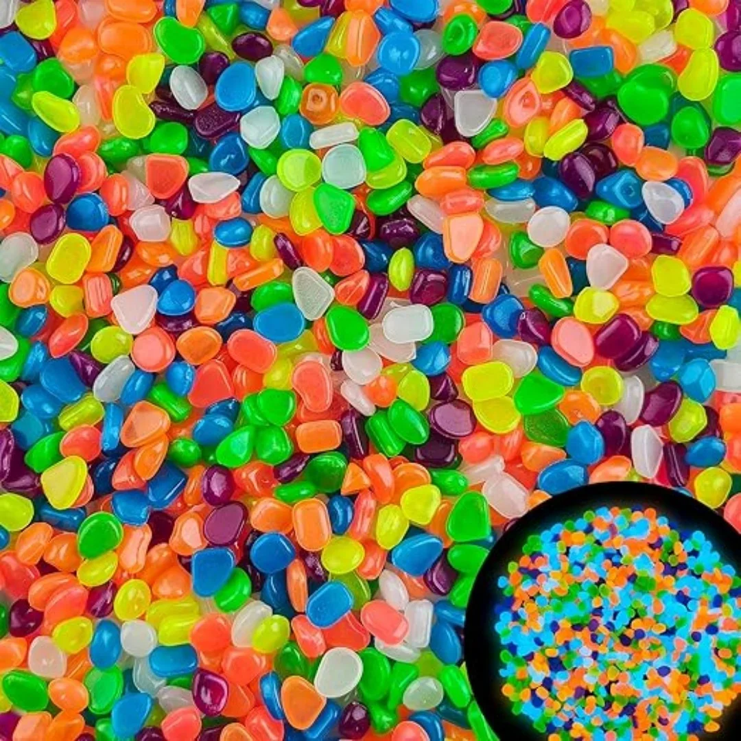 500Pcs Glow in The Dark Garden - Aquarium Fish House recensione e prezzo