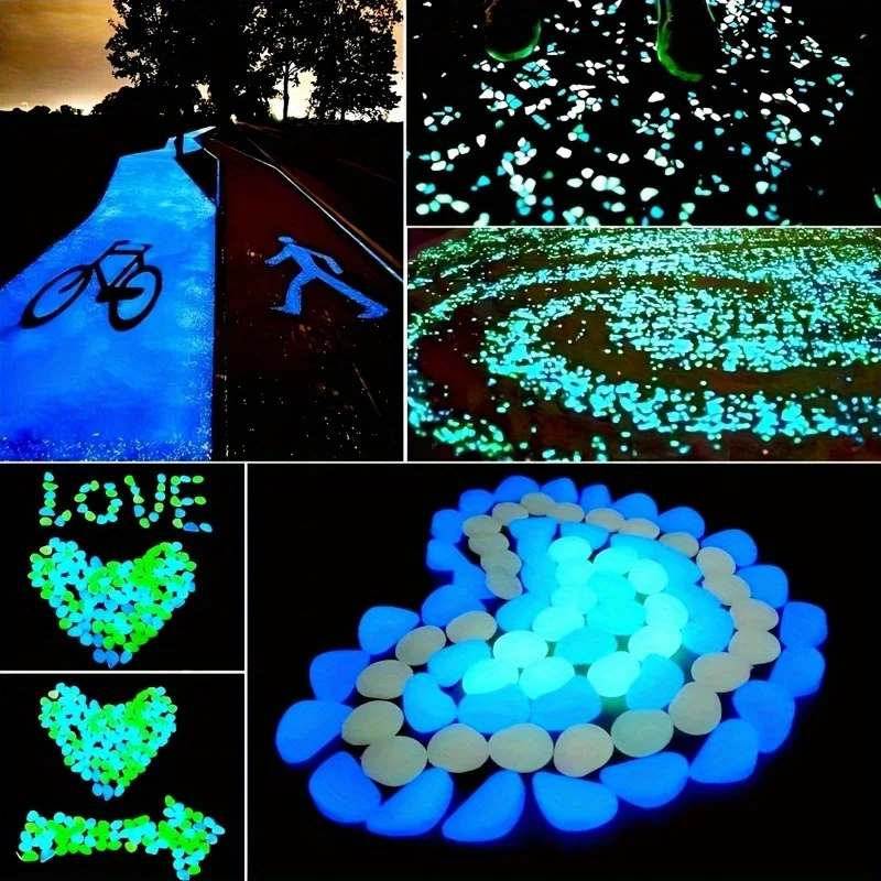 500Pcs Glow in The Dark Garden - Aquarium Fish House recensione e prezzo